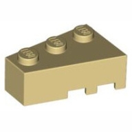 Lego kostka (kostička) 3x2 klín levý, béžová (656505, 4129505, 4255464)